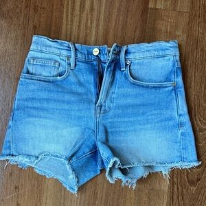 Frame Denim Blue Women's Shorts